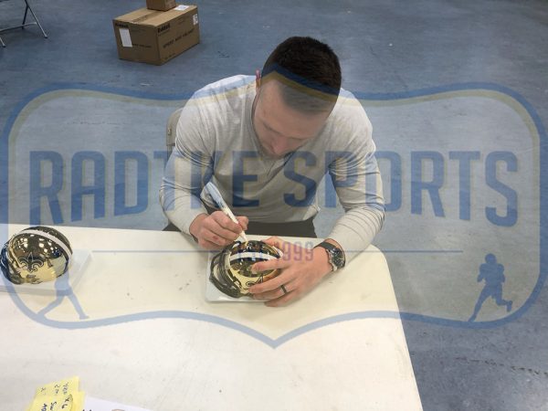 Taysom Hill Signed New Orleans Saints Speed Chrome NFL Mini Helmet - Image 2