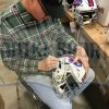 Jim Kelly, Andre Reed, and Thurman Thomas Signed Buffalo Bills Speed Flex Authentic NFL Helmet with "HOF" Inscriptions - Image 6