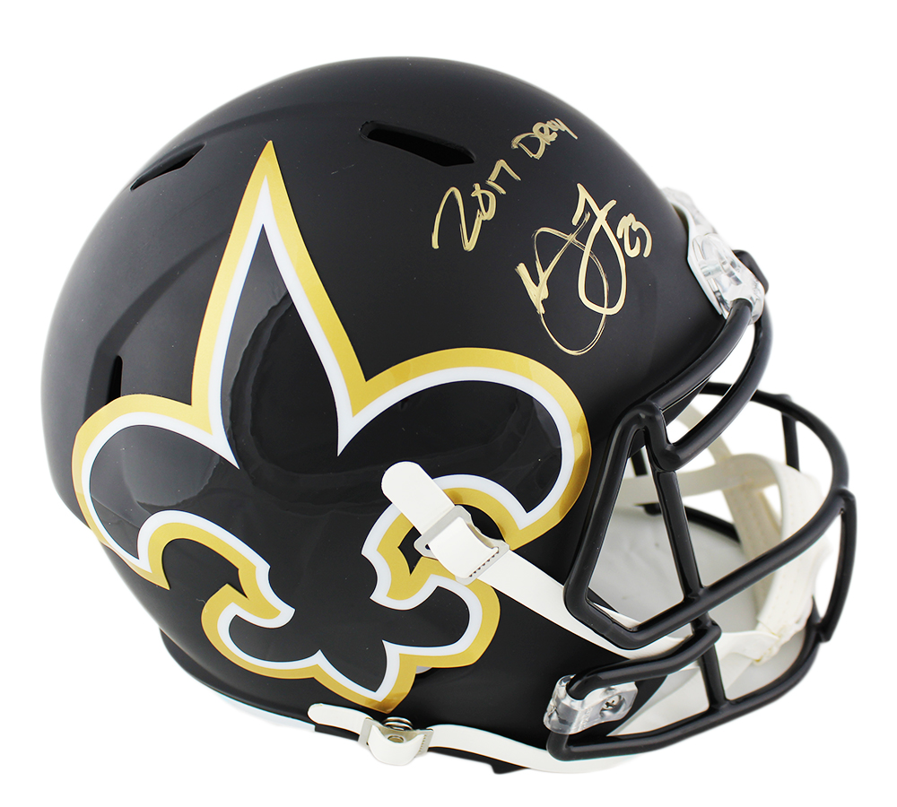Marshon Lattimore Signed New Orleans Saints Speed AMP Full Size NFL Helmet with 2017 DROY Inscription Radtke Sports Marshon Lattimore Signed New Orleans Saints Speed AMP Full Size NFL Helmet with 2017 DROY Inscription Radtke Sports