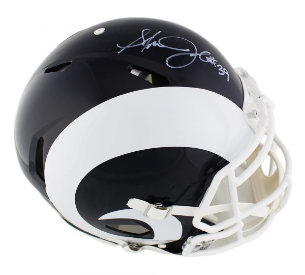 Steven Jackson Signed Los Angeles Rams Speed Authentic NFL Helmet