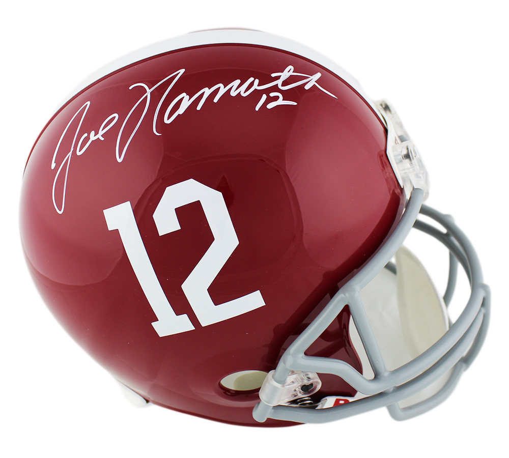 Joe Namath Signed Alabama Crimson Tide Current Full Size Helmet  Radtke  Sports
