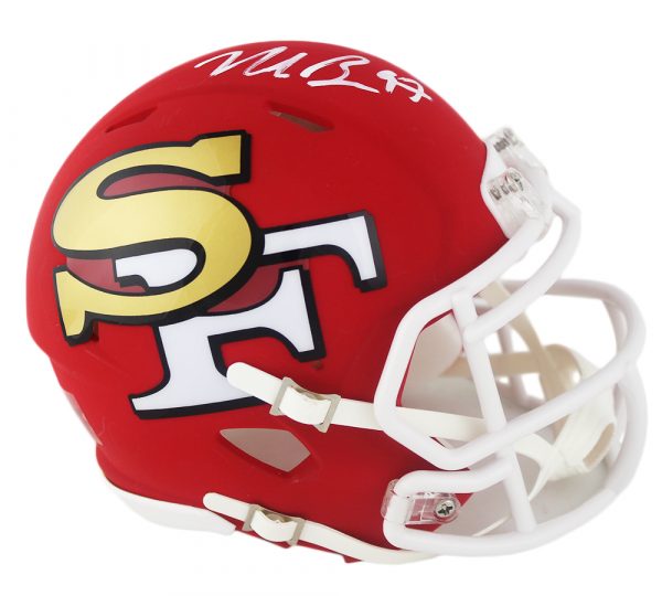 Nick Bosa Signed San Francisco 49ers Speed AMP NFL Mini Helmet - Image 2
