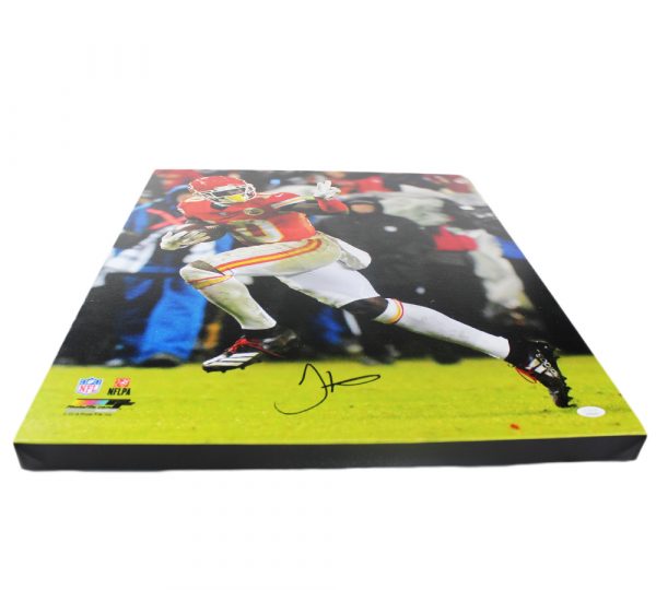 Tyreek Hill Signed Kansas City Chiefs 20x24 NFL Stretched Canvas - Running - Image 3
