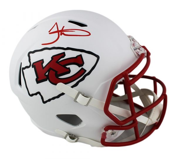 Tyreek Hill Signed Kansas City Chiefs Speed Full Size White Matte NFL Helmet
