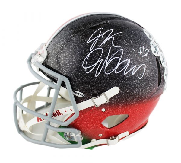 J.K. Dobbins Signed Ohio State Buckeyes Speed Authentic Custom NCAA Helmet