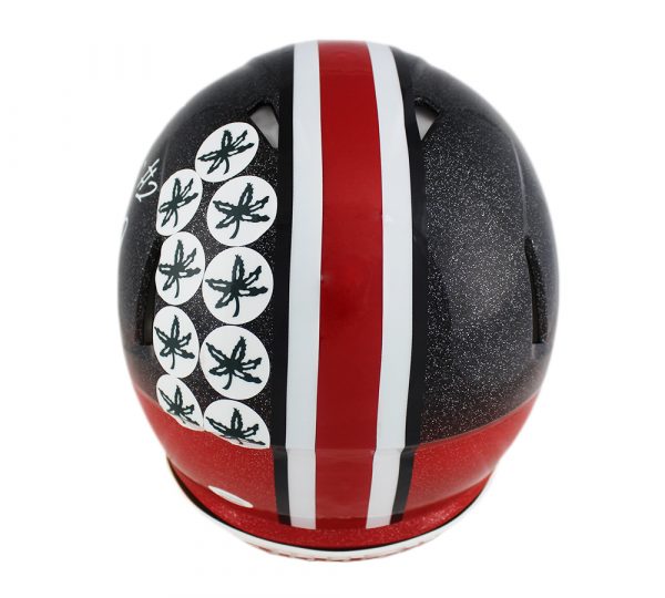 J.K. Dobbins Signed Ohio State Buckeyes Speed Authentic Custom NCAA Helmet - Image 2