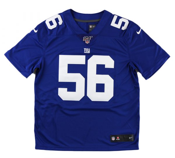 Lawrence Taylor Signed New York Giants Nike Vapor NFL Jersey - Image 3