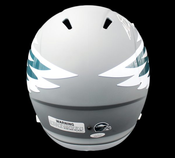 Miles Sanders Signed Philadelphia Eagles Speed Full Size AMP NFL Helmet - Image 2