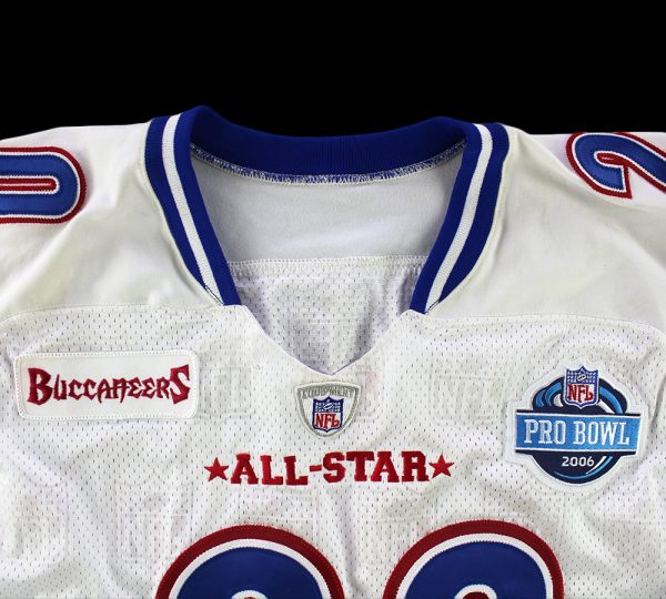 Ronde Barber Signed Tampa Bay Buccaneers Reebok Authentic 2006 Pro Bowl NFL Jersey - Image 4