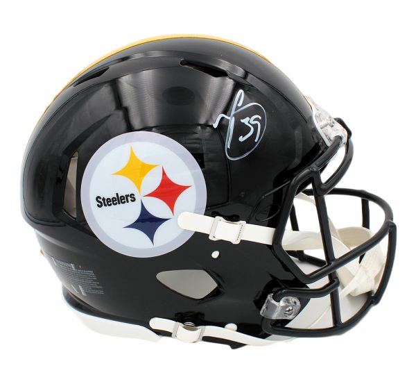 Minkah Fitzpatrick Signed Pittsburgh Steelers Speed Authentic Black NFL Helmet