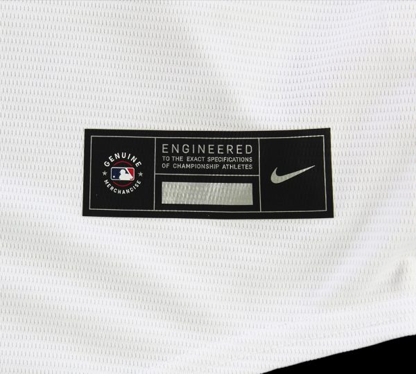 Ronald Acuna Jr Signed Atlanta Braves Nike White MLB Jersey with "2018 NL ROY" - Image 4