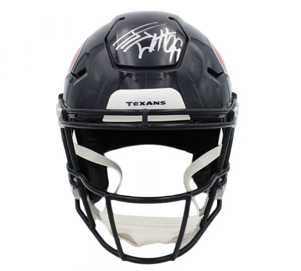 JJ Watt Signed Houston Texans Speed Flex Full Size NFL Helmet - Image 3