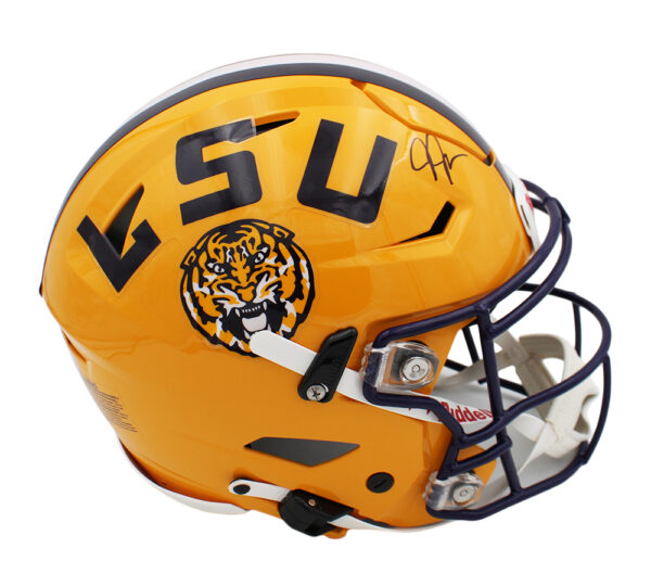 Justin Jefferson Signed LSU Tigers Speed Flex Authentic NCAA Helmet - Image 3