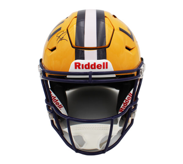 Justin Jefferson Signed LSU Tigers Speed Flex Authentic NCAA Helmet - Image 4