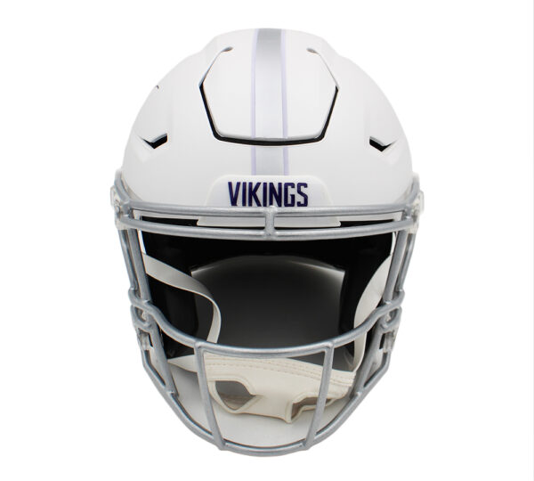 Justin Jefferson Signed Minnesota Vikings Speed Flex Authentic Alternate NFL Helmet - Image 3