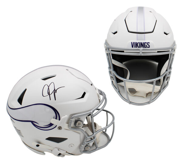 Justin Jefferson Signed Minnesota Vikings Speed Flex Authentic Alternate NFL Helmet