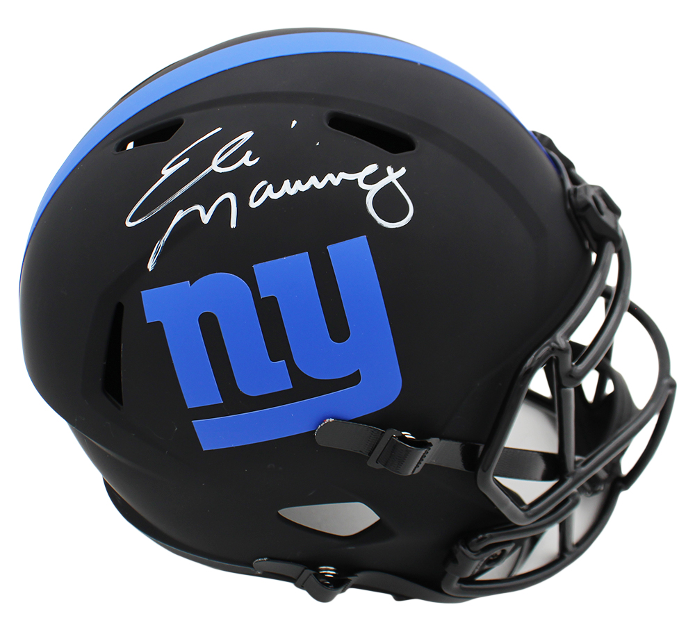 Eli Manning Signed New York Giants Speed Full Size Eclipse NFL Helmet