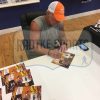 Brett Favre Signed Green Bay Packers 8x10 NFL Photo - Black Ink With Urlacher-23982