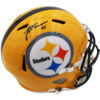 James Harrison Signed Pittsburgh Steelers Speed Full Size Alternate Yellow NFL Helmet