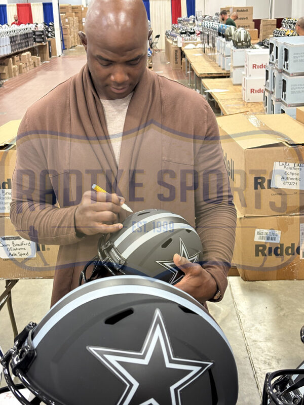 Demarcus Ware Signed Dallas Cowboys Speed Authentic Eclipse NFL Helmet - Image 2