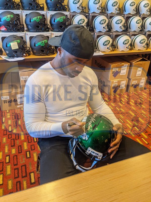 Curtis Martin Signed New York Jets Speed Flex Authentic NFL Helmet - Image 5