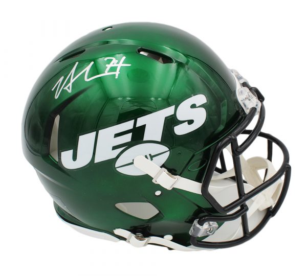 Nick Mangold Signed New York Jets Speed Authentic NFL Helmet