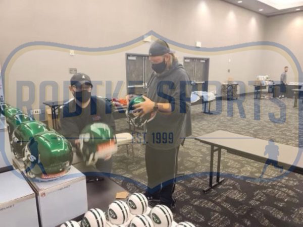 Nick Mangold Signed New York Jets Speed Authentic NFL Helmet - Image 2