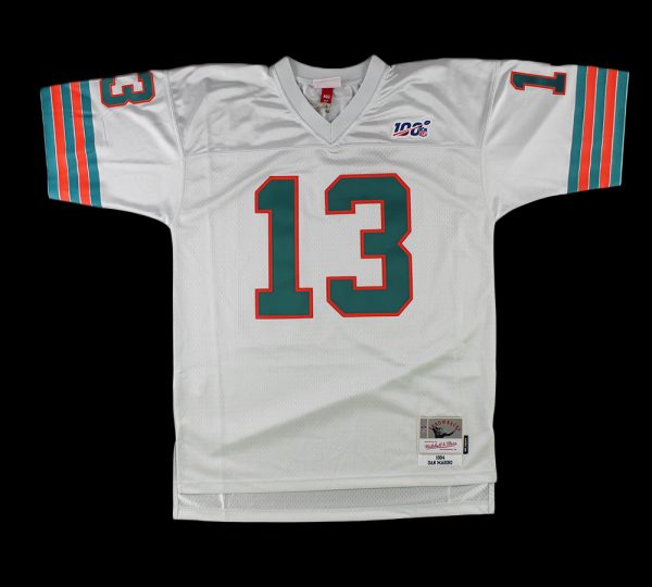 Dan Marino Signed Miami Dolphins Mitchell & Ness Gray NFL Jersey - Image 3