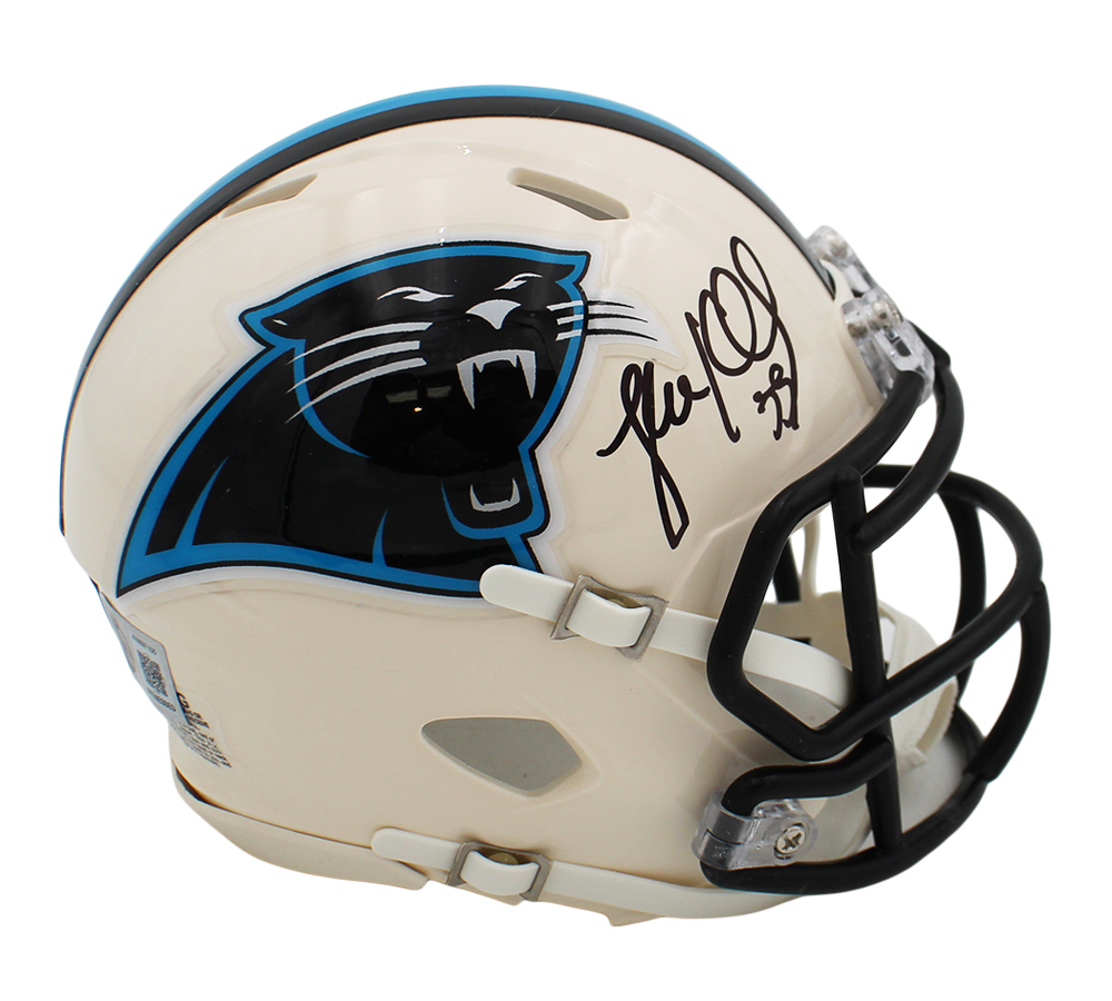 Luke Kuechly Signed Carolina Panthers Speed Retro NFL Mini Helmet - Image 2