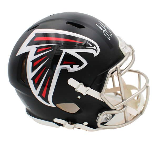 Julio Jones Signed Atlanta Falcons Speed Authentic NFL Helmet - Image 2