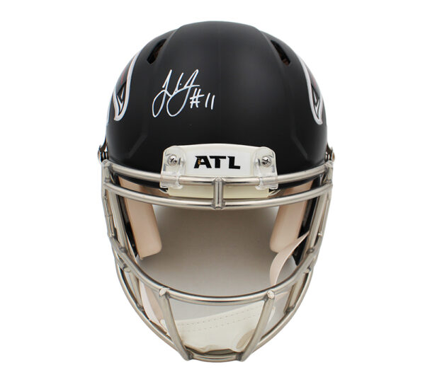 Julio Jones Signed Atlanta Falcons Speed Authentic NFL Helmet - Image 3