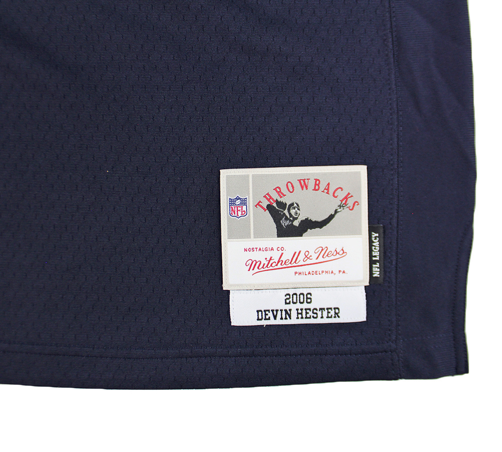 Devin Hester Signed Chicago Bears Mitchell & Ness 2006 Navy NFL Jersey - Image 4