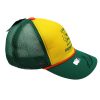 Gaten Matarazzo Signed Stranger Things Camp Yellow & Green Hat with "Dustin" Inscription - Image 2