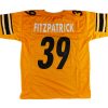 Minkah Fitzpatrick Signed Pittsburgh Custom Yellow Jersey