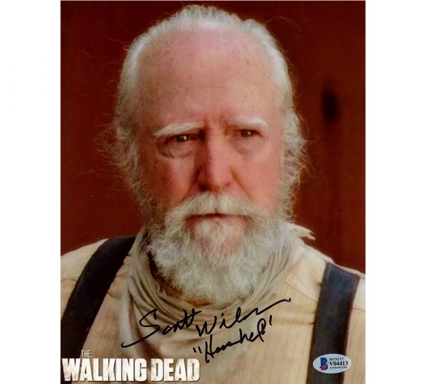 Scott Wilson Signed The Walking Dead Unframed 8x10 Photo - Close Up wih "Hershel" Inscription