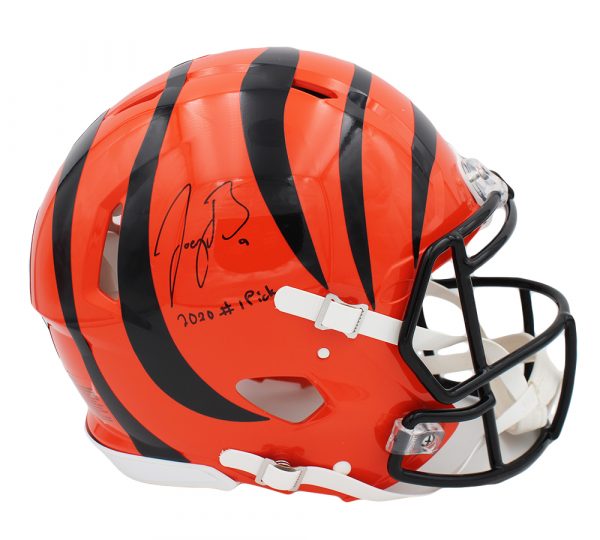Joe Burrow Signed Cincinnati Bengals Speed Authentic NFL Helmet with "2020 #1 Pick" Inscription