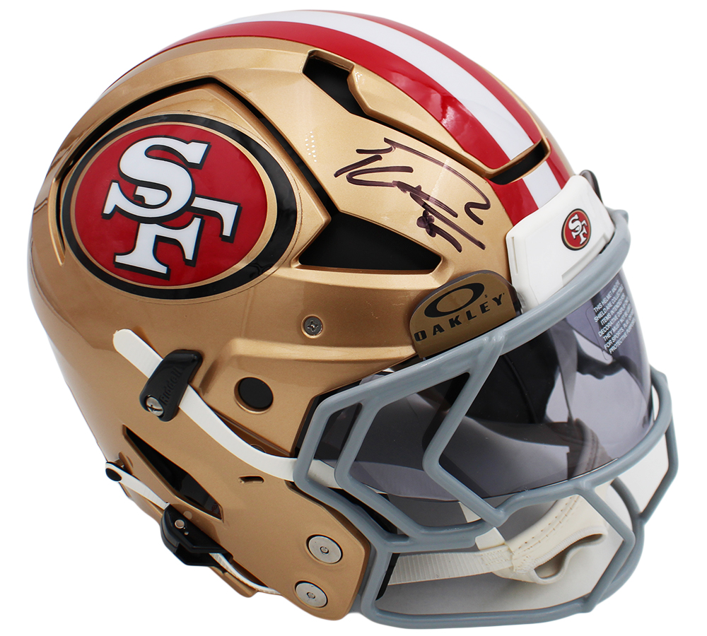 George Kittle Signed San Francisco 49ers Axiom Authentic NFL Helmet - Image 2