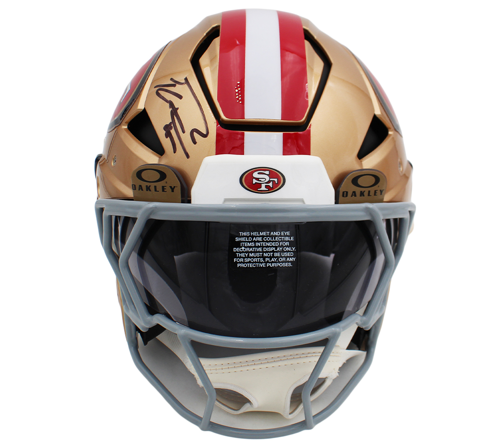 George Kittle Signed San Francisco 49ers Axiom Authentic NFL Helmet - Image 4
