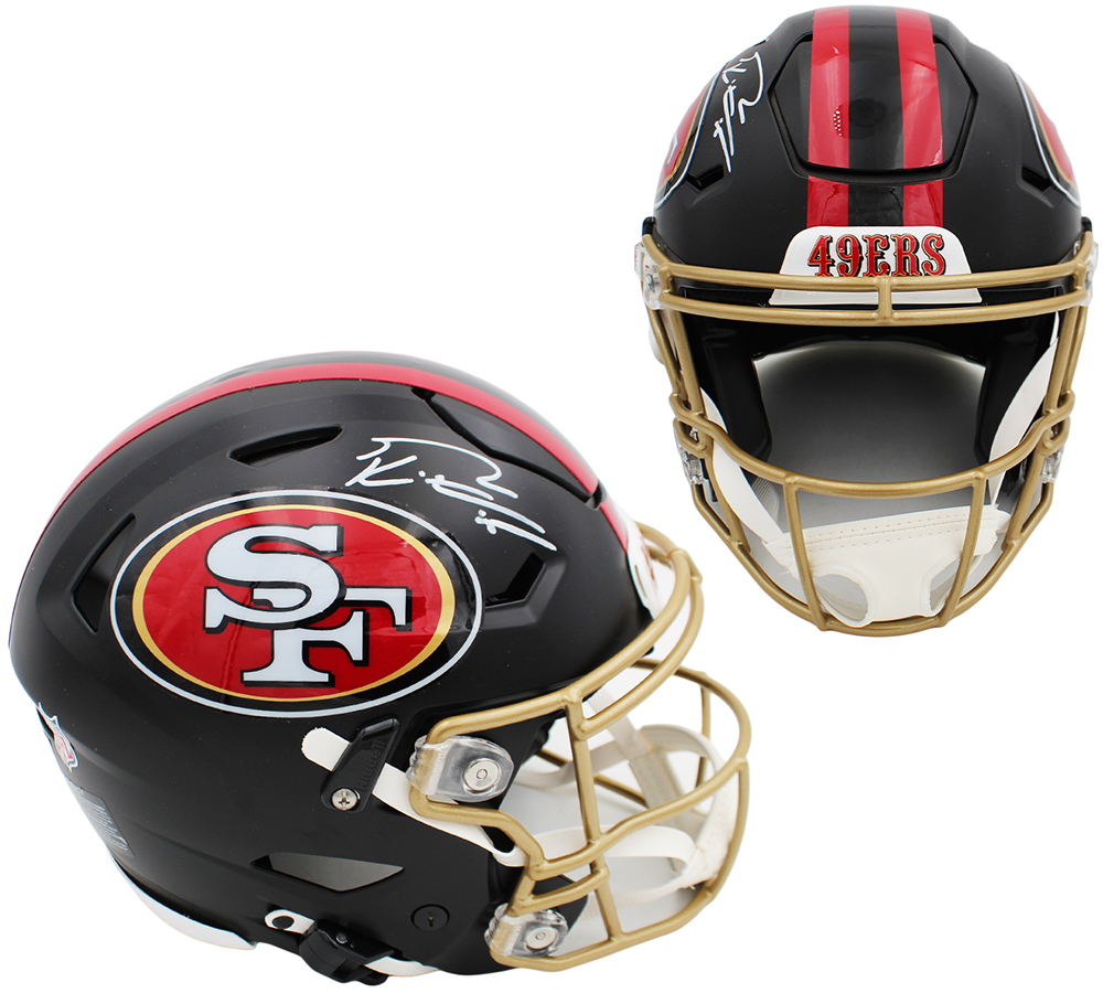 George Kittle Signed San Francisco 49ers Speed Flex Authentic Rivalries NFL Helmet