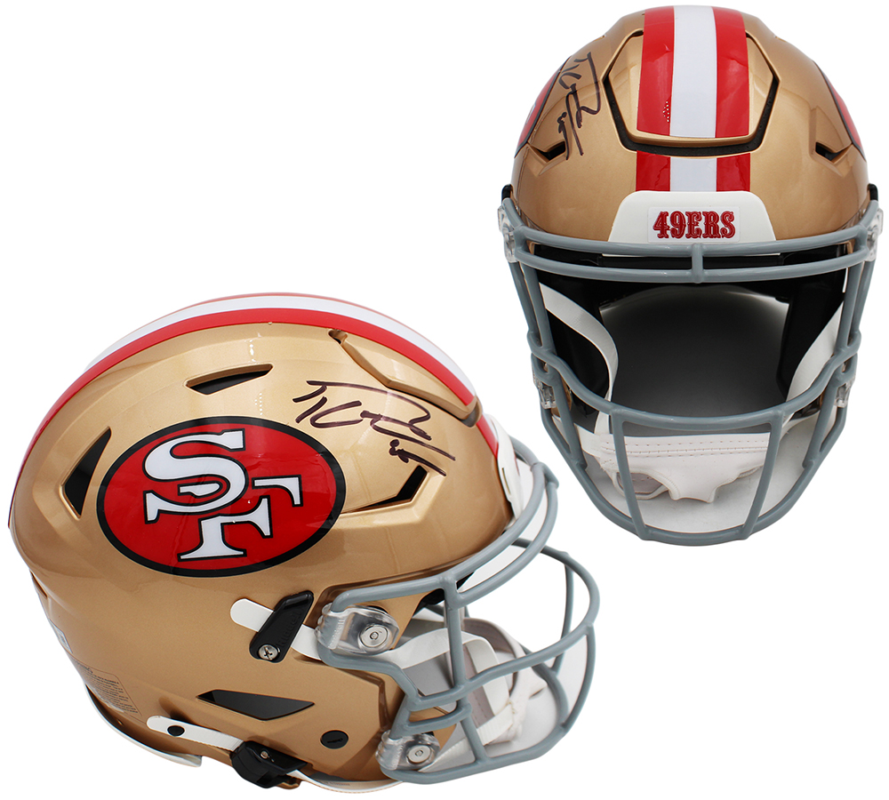 George Kittle Signed San Francisco 49ers Speed Flex Authentic Throwback NFL Helmet
