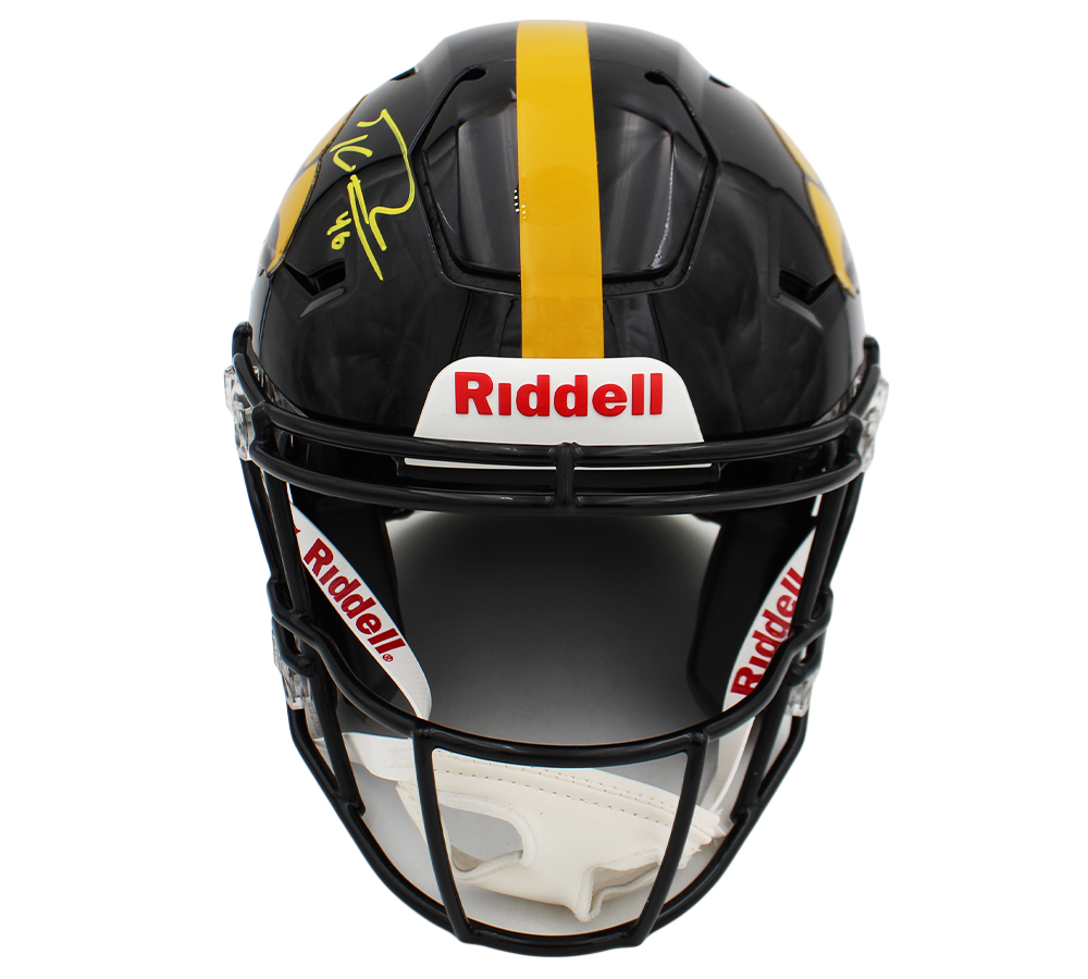 George Kittle Signed Iowa Hawkeyes Speed Flex Authentic NCAA Helmet - Image 3