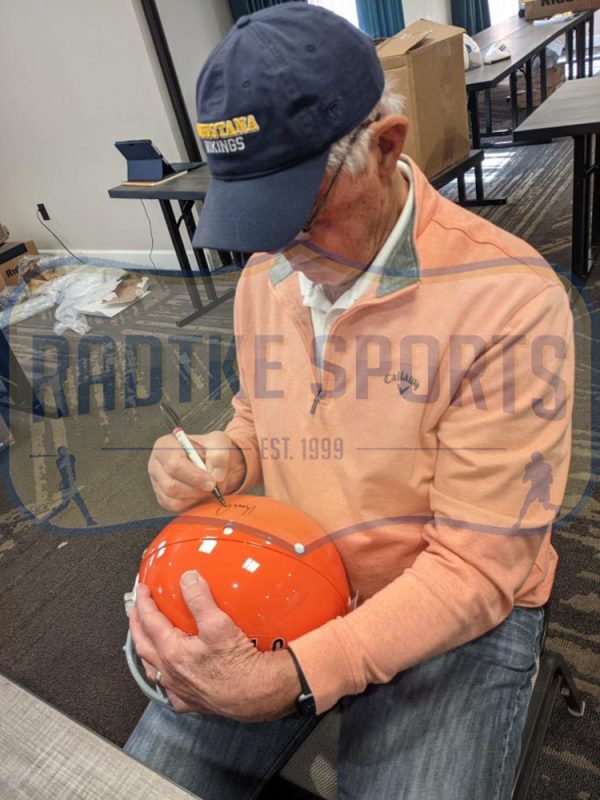 Ken Anderson Signed Cincinnati Bengals Throwback Proline Authentic NFL Helmet with "81 MVP" Inscription - Image 2