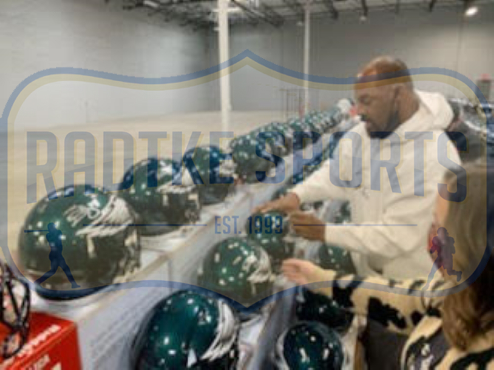Donovan McNabb Signed Philadelphia Eagles Speed Full Size NFL Helmet - Image 2