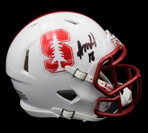 Austin Hooper Signed Stanford Cardinals Speed NCAA Mini Helmet