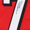 Michael Vick Signed Atlanta Custom Red  Jersey - Image 2