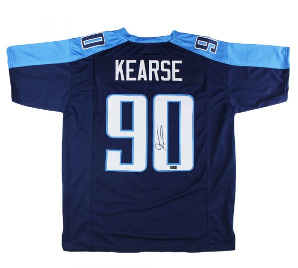 Jevon Kearse Signed Tennessee Custom Navy Blue Jersey