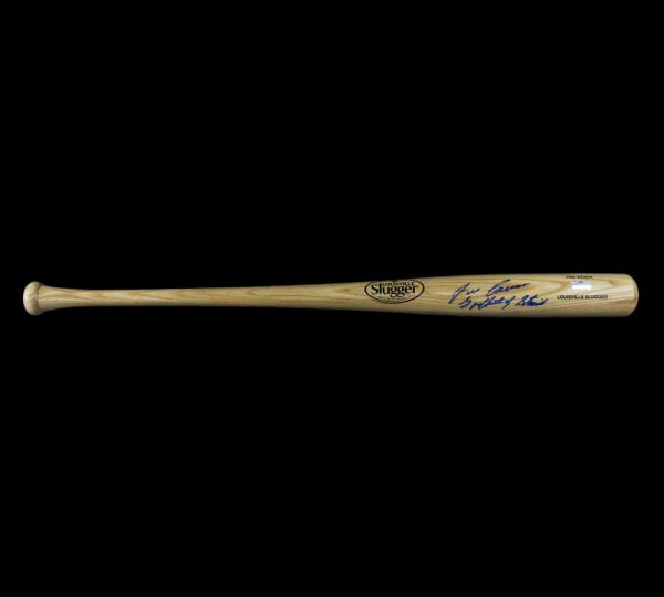 Jose Canseco Signed Oakland A's Louisville Slugger Blonde MLB Bat with "Godfather of Steriods" Inscription