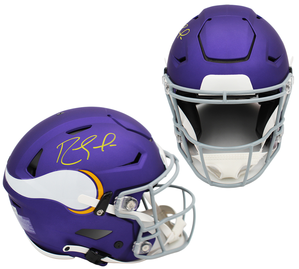 Randy Moss Signed Minnesota Vikings Speed Flex Authentic Tribute NFL Helmet
