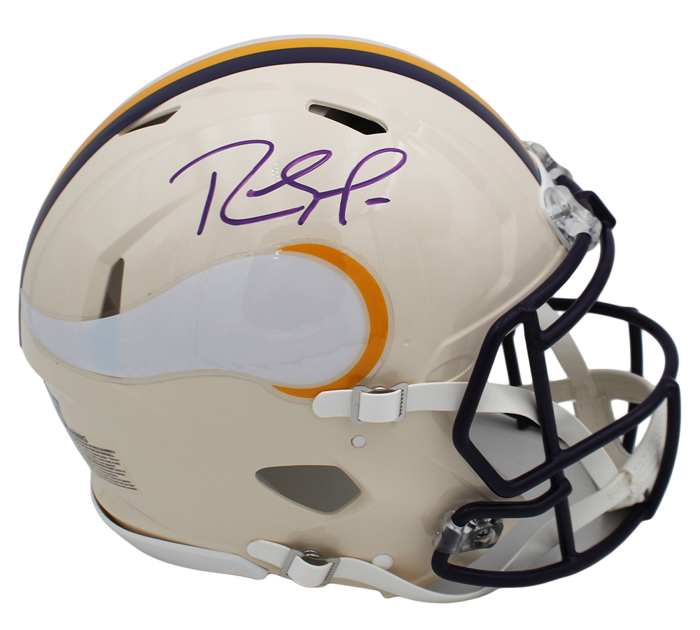 Randy Moss Signed Minnesota Vikings Speed Authentic Retro NFL Helmet