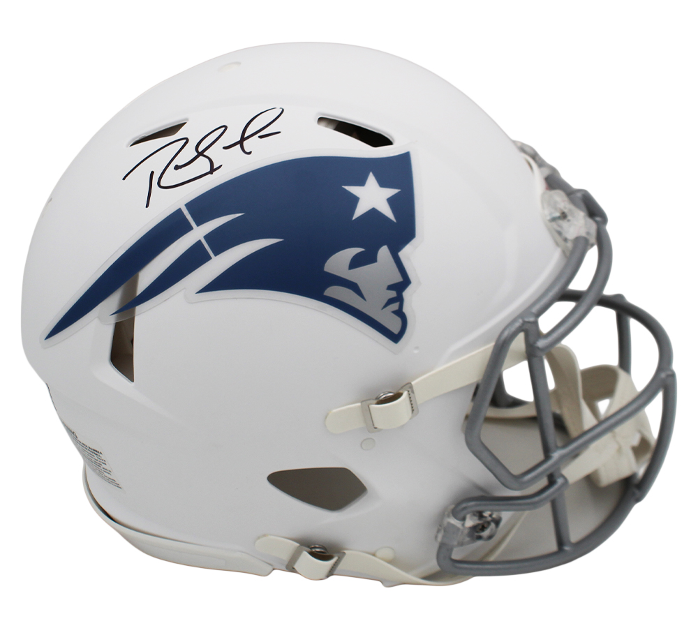 Randy Moss Signed New England Patriots Speed Authentic Rivalries NFL Helmet